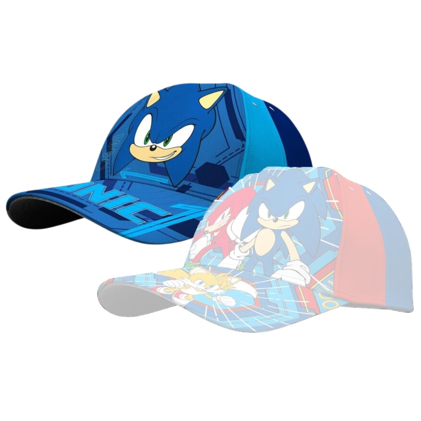 Sonic Cap – Stylische Kinder Kappe mit Sonic the Hedgehog Motiv, 100% Baumwolle
