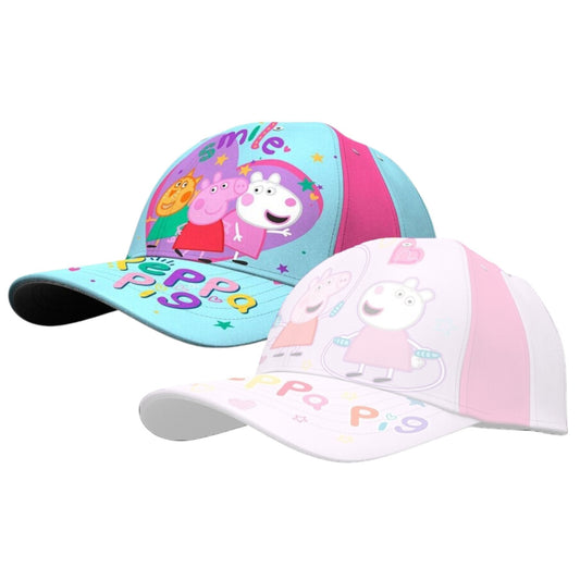 Peppa Pig Cap – Bunte Kinder Kappe mit süßem Peppa Wutz Motiv, 100% Baumwolle