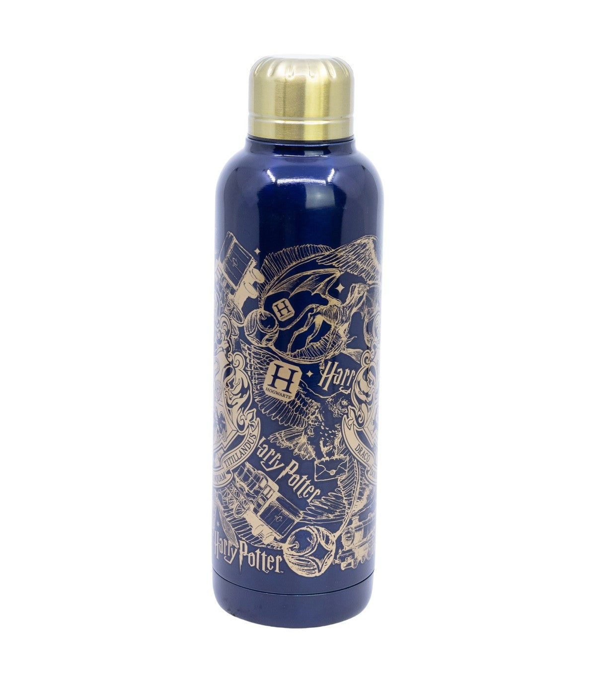 Harry Potter Thermoflasche 515 ml aus Edelstahl doppelwandig für warme und kalte Getränke