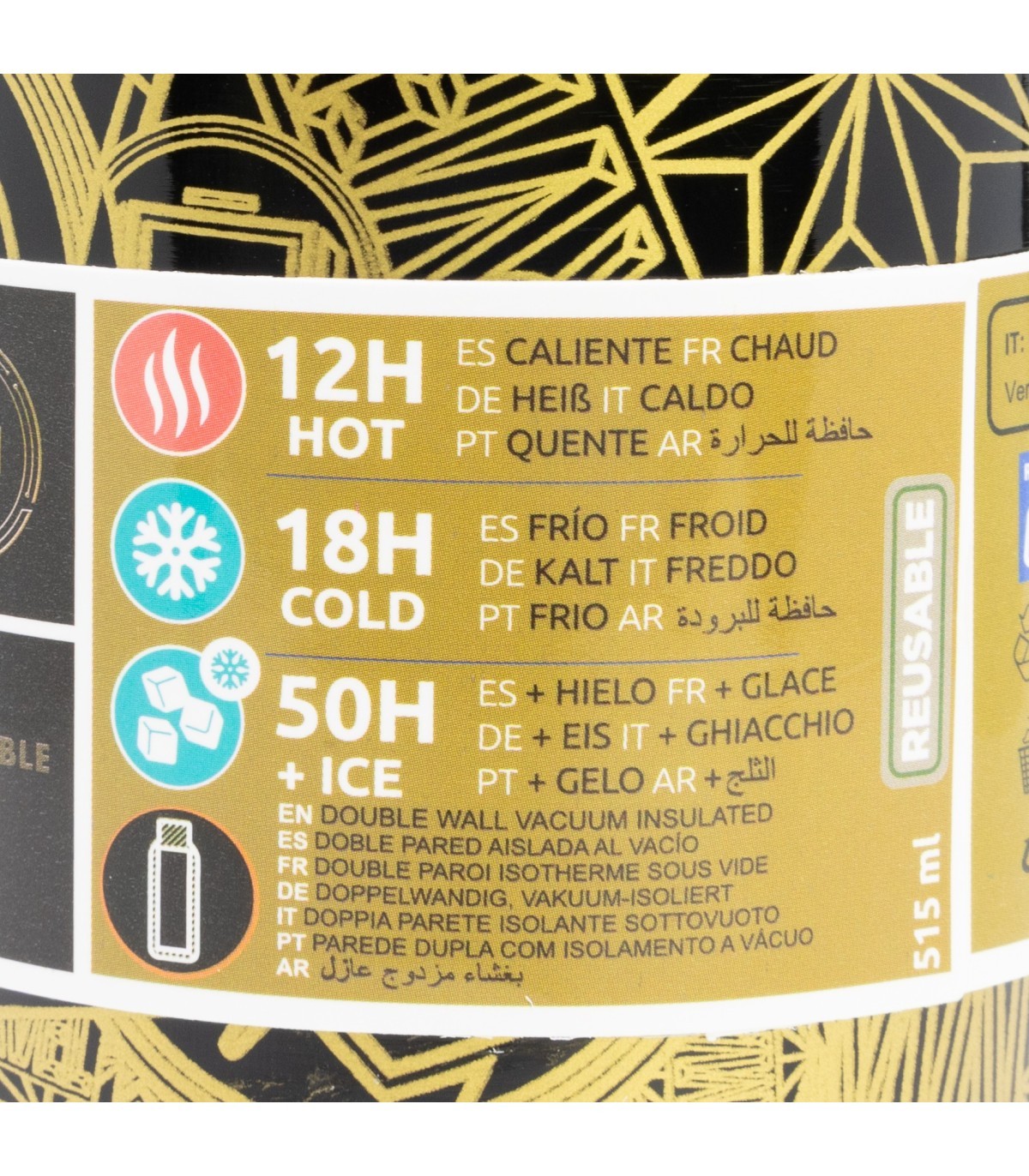 Avengers Thermoflasche 515 ml aus Edelstahl doppelwandig für warme und kalte Getränke