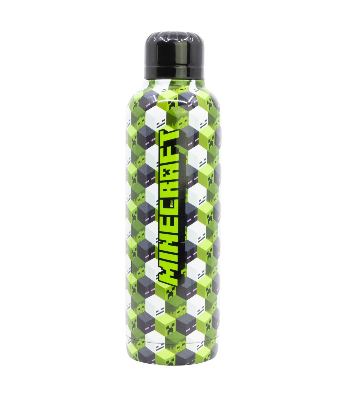 Minecraft Thermoflasche 515 ml aus Edelstahl doppelwandig für warme und kalte Getränke