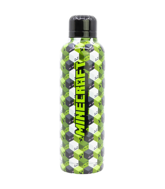 Minecraft Thermoflasche 515 ml aus Edelstahl doppelwandig für warme und kalte Getränke