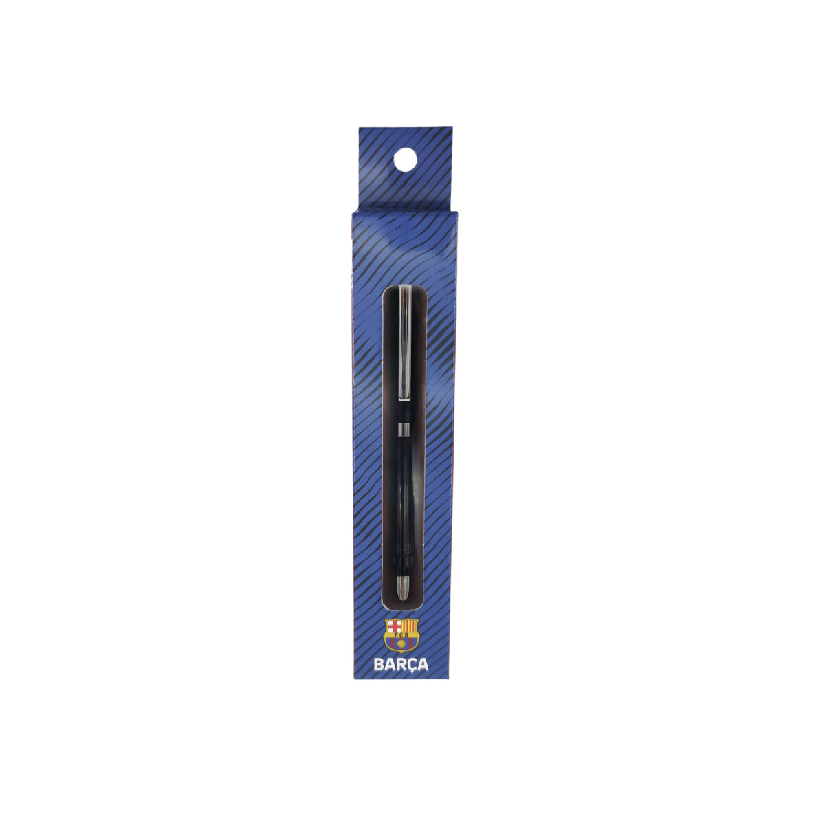 FC Barcelona Metallstift in Box 1 Stück Kugelschreiber Schwarz Geschenkstift 14 cm