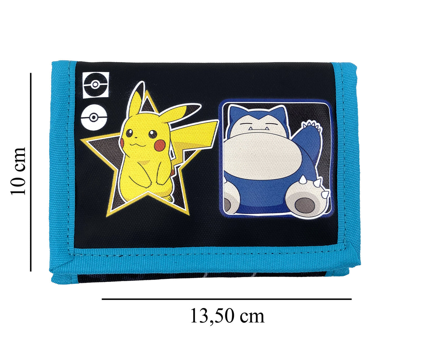 Pokémon Geldbörse mit Klettverschluss und Münzfach