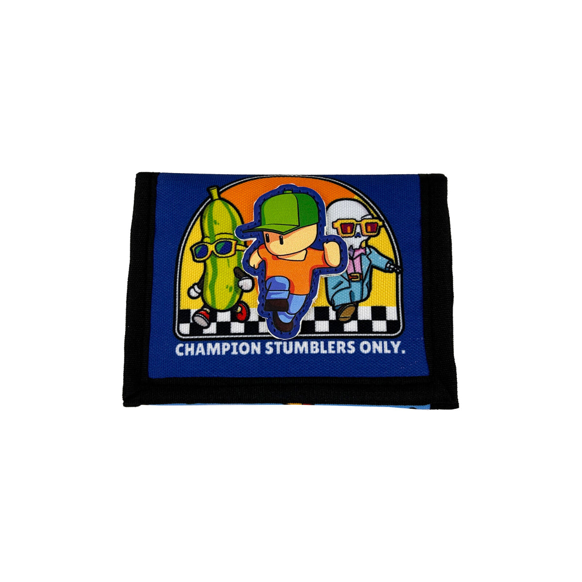 Stumble Guys Geldbörse Kinder Brieftasche Kartenfach Münzfach 10 cm