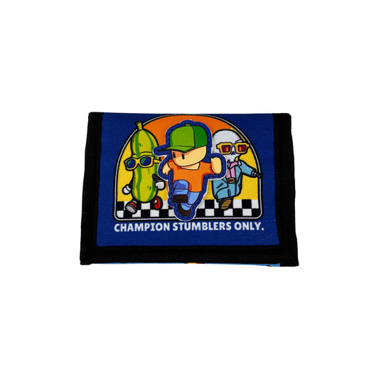 Stumble Guys Geldbörse Kinder Brieftasche Kartenfach Münzfach 10 cm