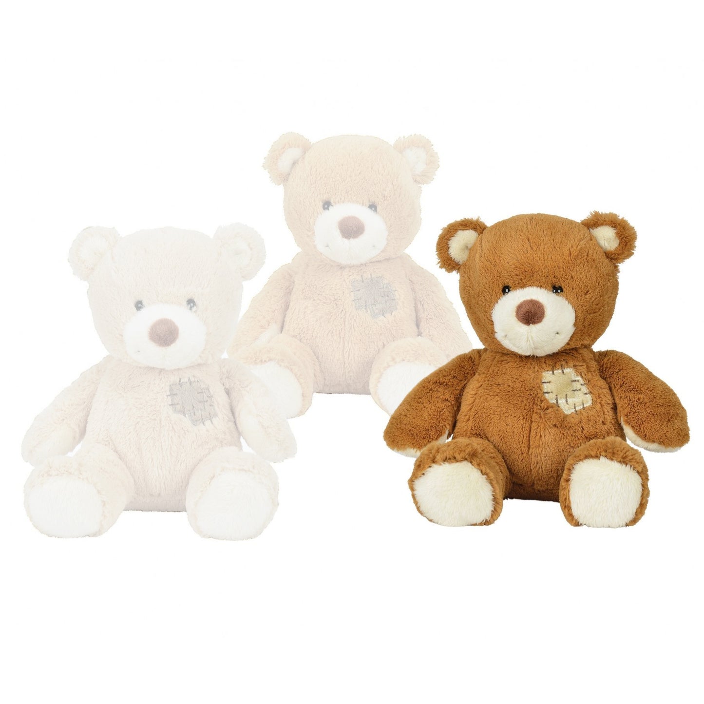 Nicotoy Plüschbär Kuschelbär 25 cm aus Plüsch für Alltag und Schlafenszeit