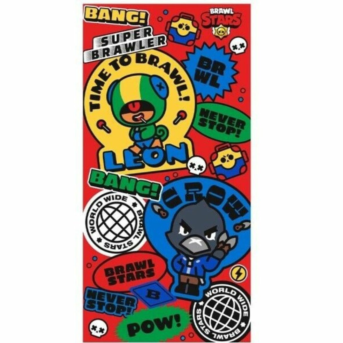 Brawl Stars Strandtuch 70 x 140 cm – Farbenfrohes Design für den Strand