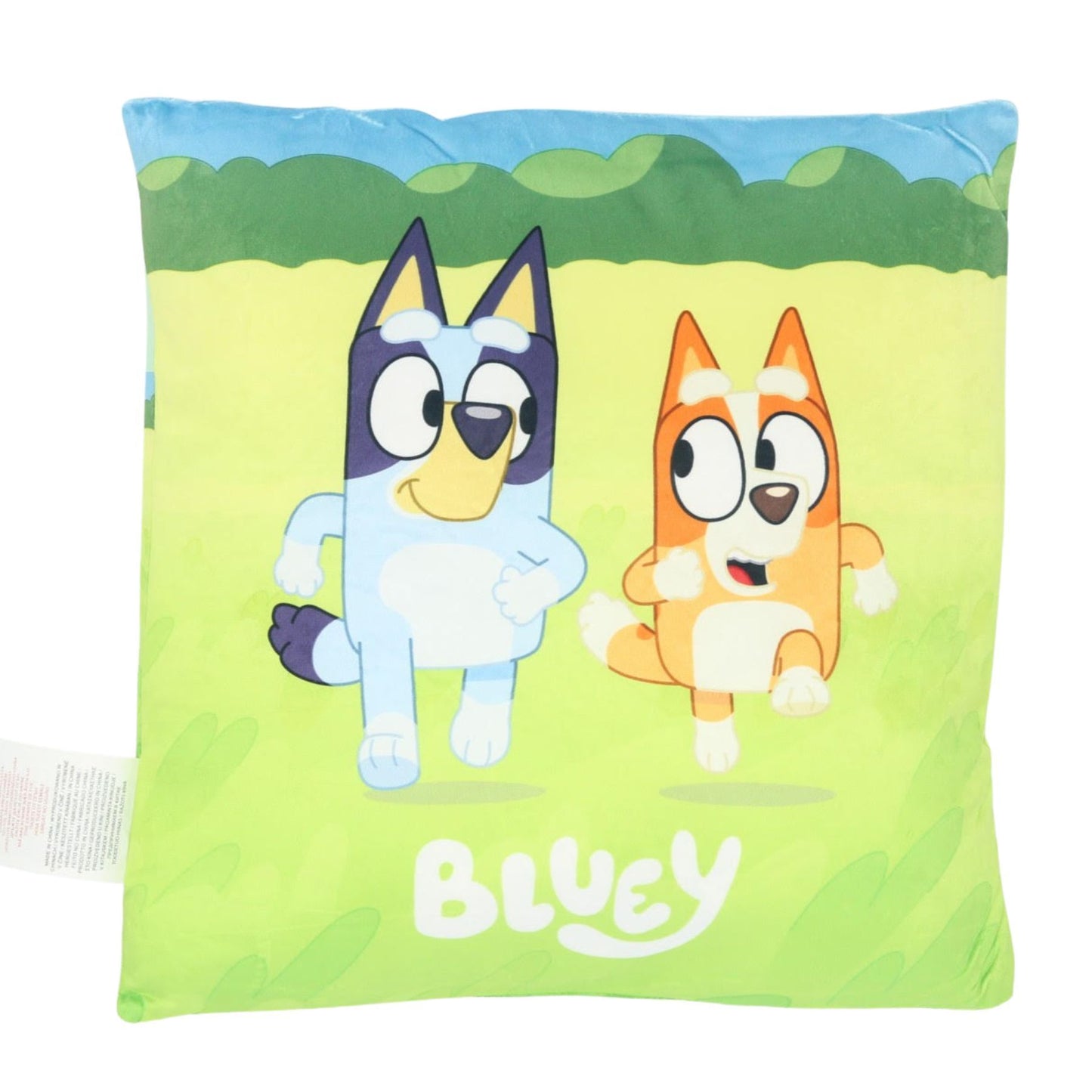 Bluey Kissen – Weiches Dekokissen 1-Stück 38x38 cm mit Serienmotiv