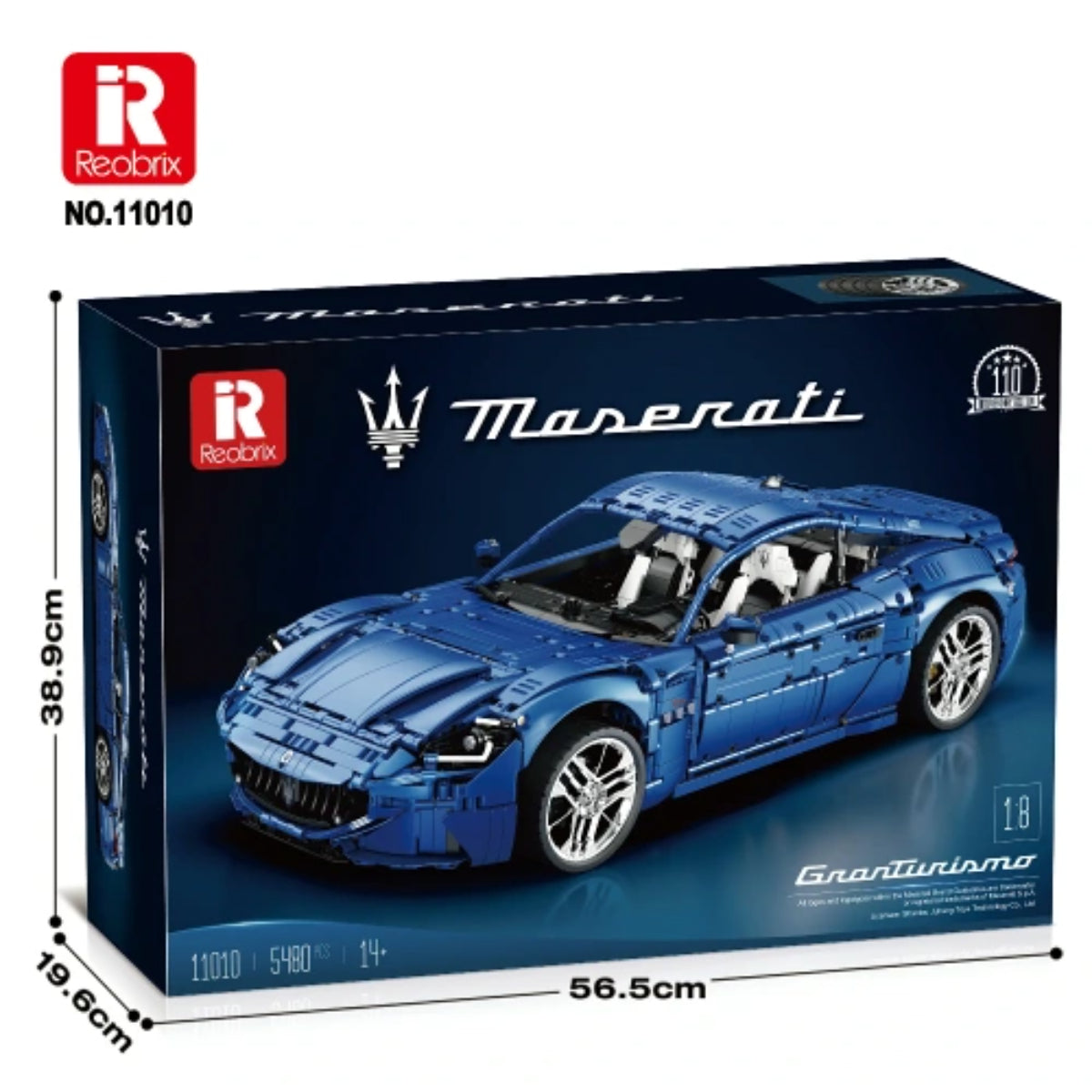 Reobrix 11010 Maserati GranTurismo 2024 Klemmbaustein Sportwagen 5480 Teile