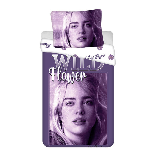 Billie Eilish Bettwäsche-Set aus Baumwolle - 140 x 200 cm + 70 x 90 cm