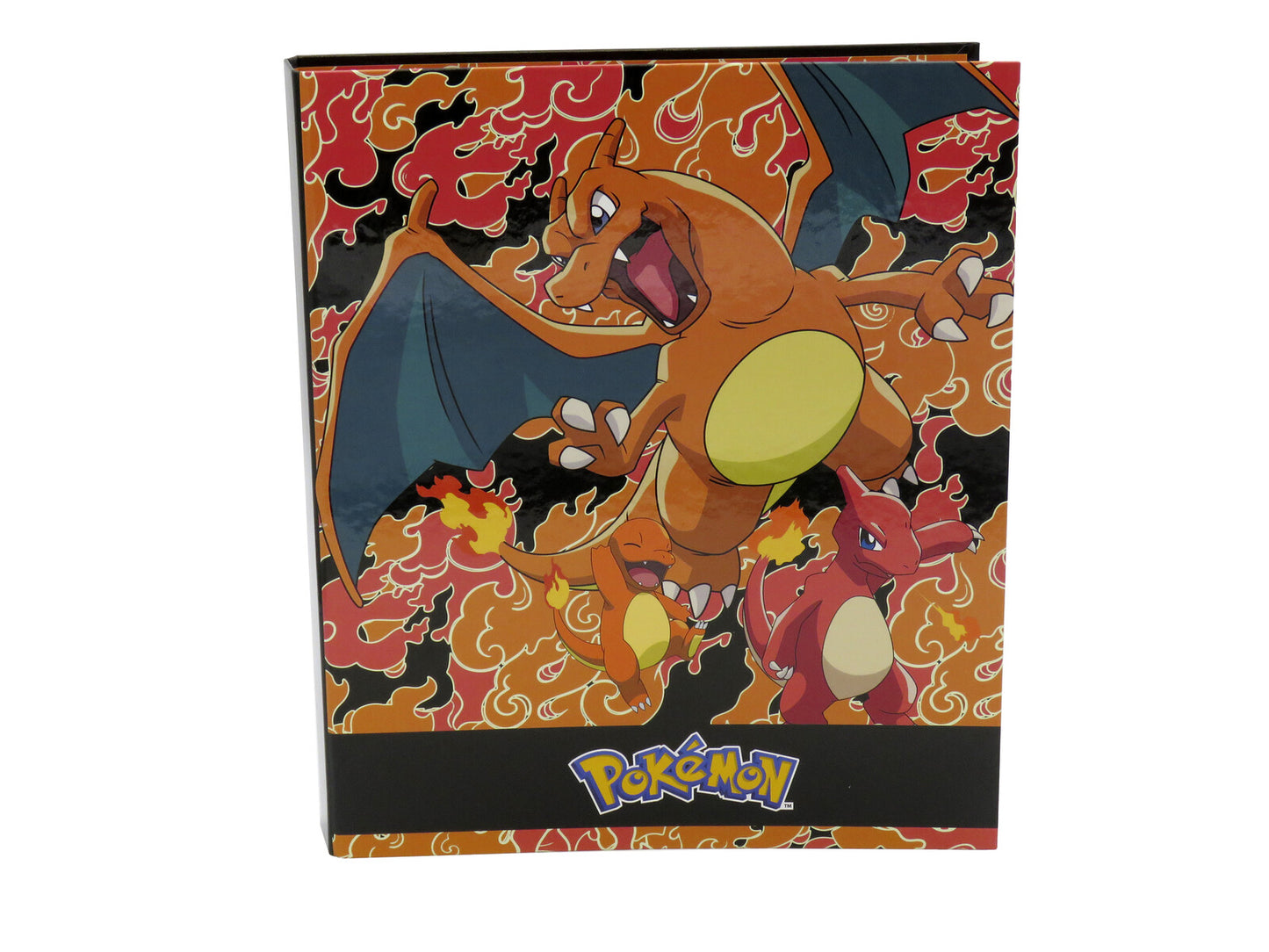 Pokémon Glumanda Sammelkarten Ordner 4 Ring Album 32 × 27 × 4 cm für Kartenhüllen und Sammelseiten