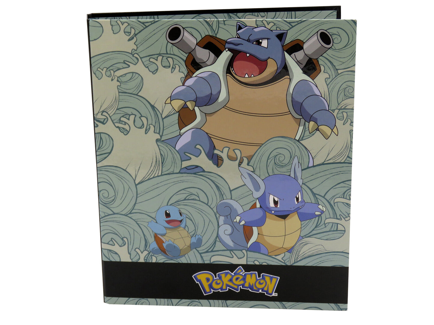 Pokémon Schiggy Sammelkarten Ordner 4 Ring Album 32 × 27 × 4 cm für Kartenhüllen und Sammelseiten