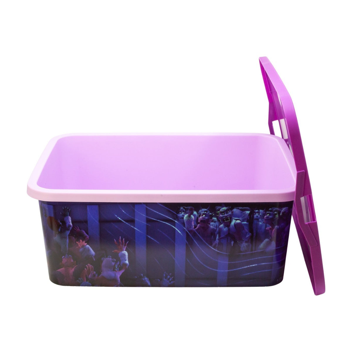 KPop Demon Hunters Aufbewahrungsbox 13 Liter – Kinder Ordnungsbox mit Klickverschluss