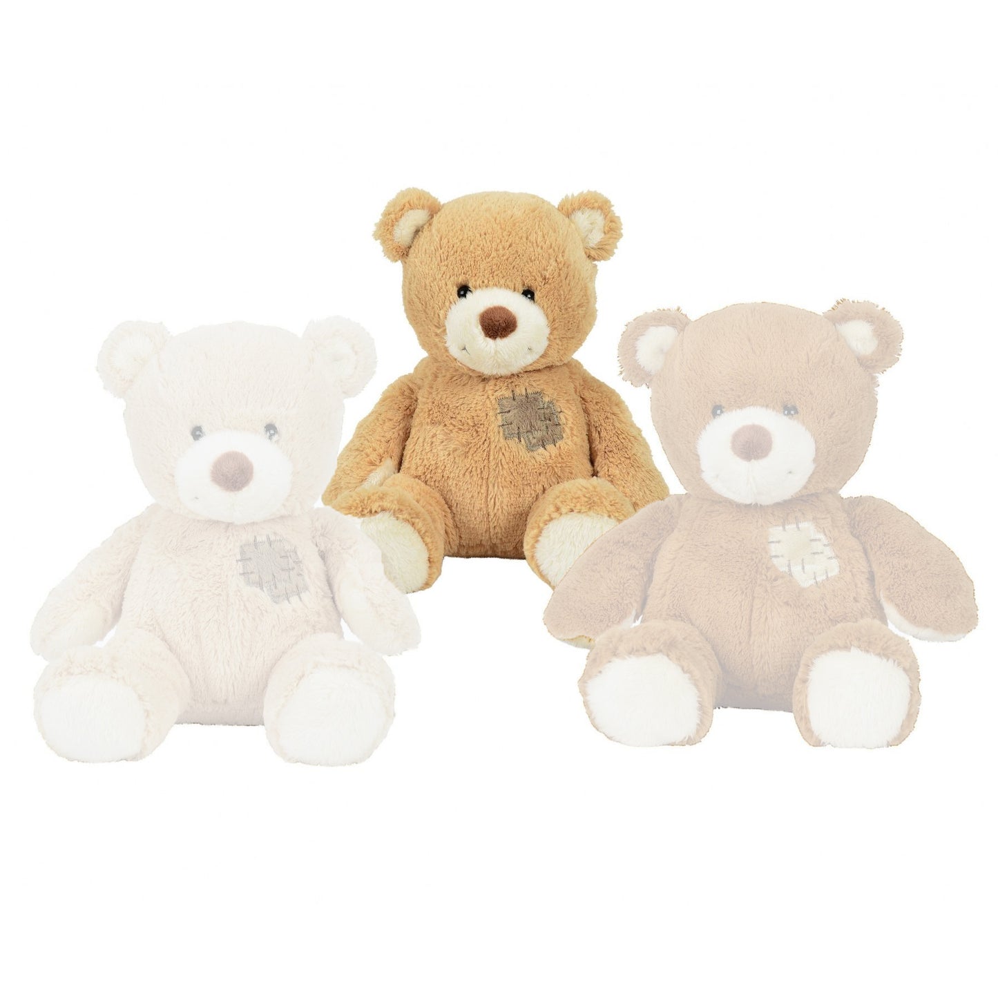 Nicotoy Plüschbär Kuschelbär 25 cm aus Plüsch für Alltag und Schlafenszeit