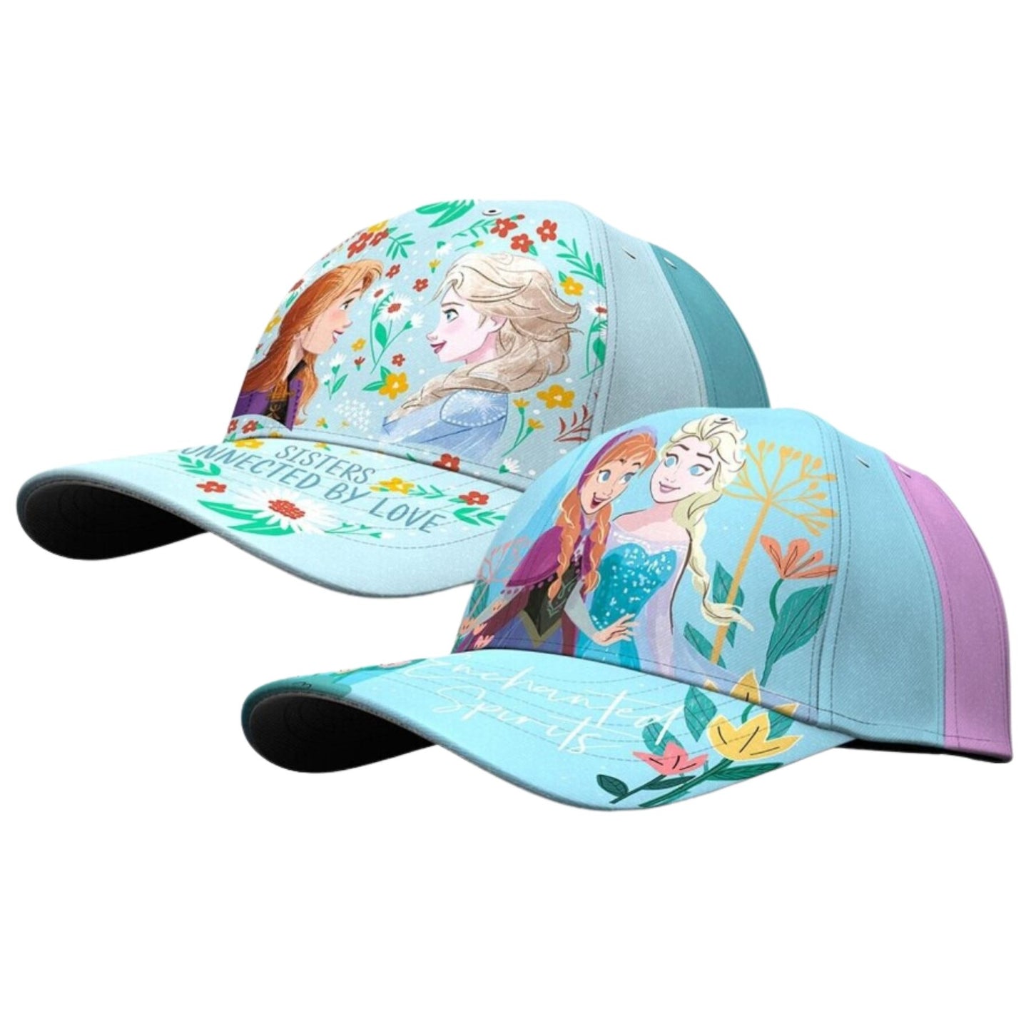Disney Frozen Cap – Kinder Kappe aus 100% Baumwolle mit Elsa & Anna Motiv