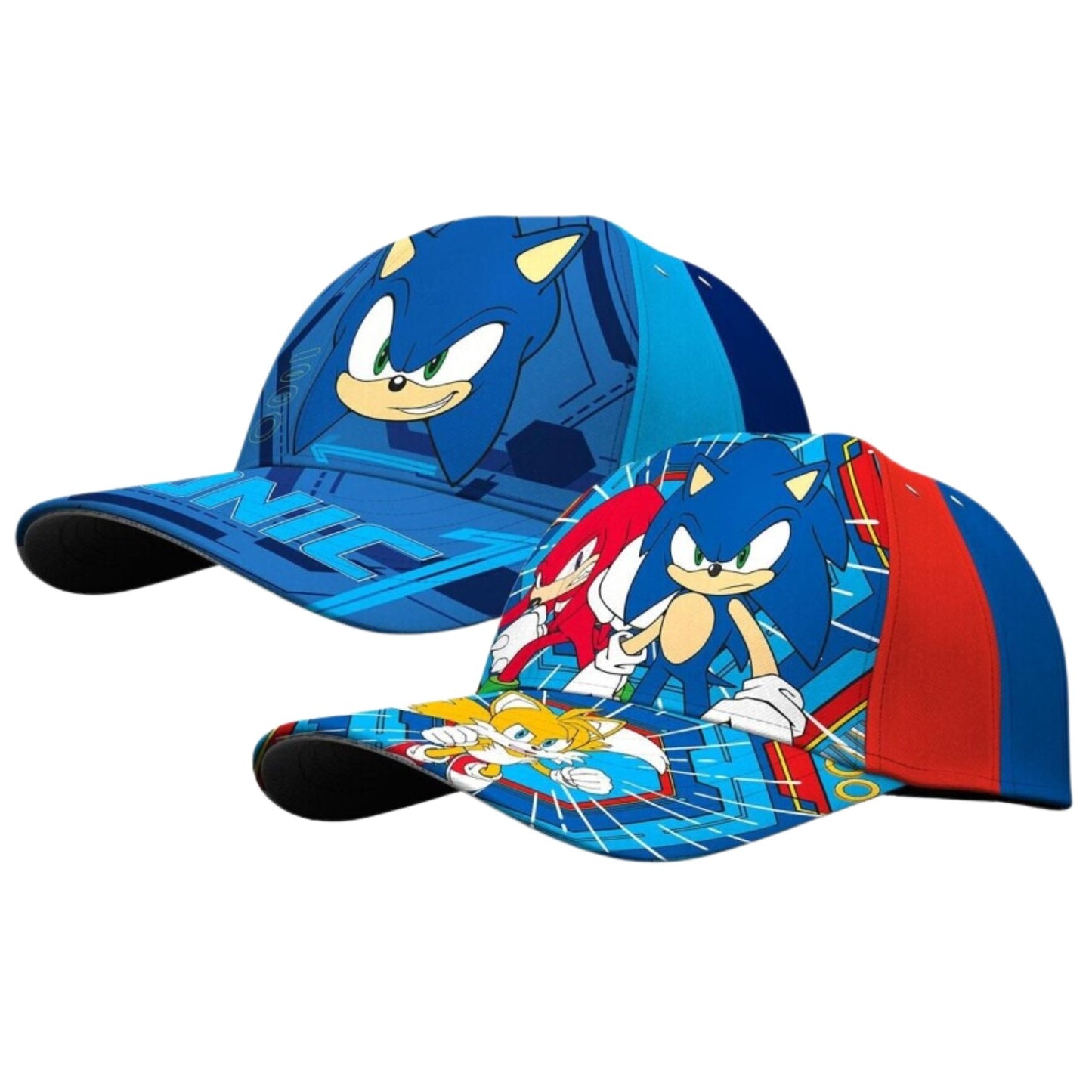 Sonic Cap – Stylische Kinder Kappe mit Sonic the Hedgehog Motiv, 100% Baumwolle