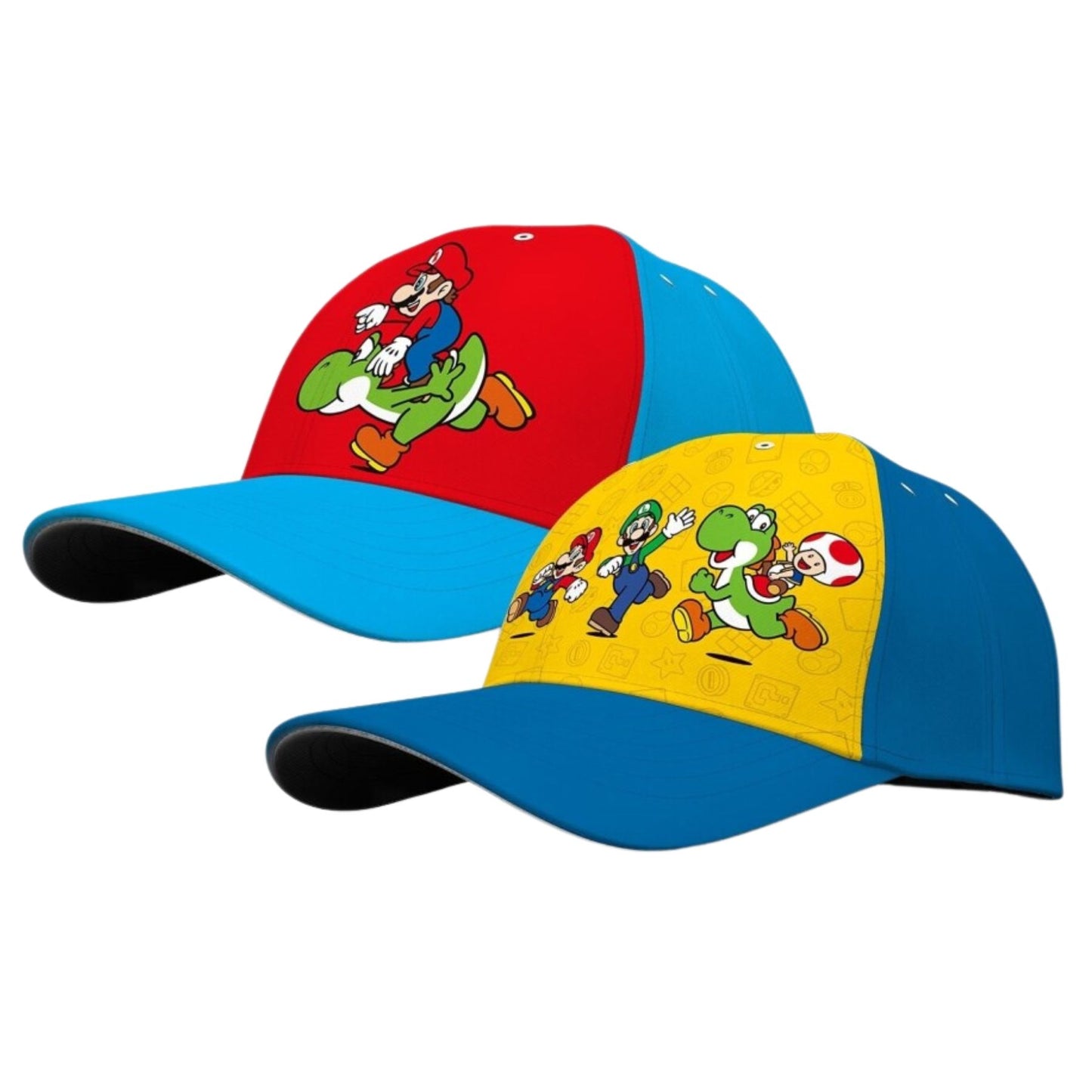 Super Mario Cap – Klassische Baseball Cap aus 100% Baumwolle, mit Super Mario Logo
