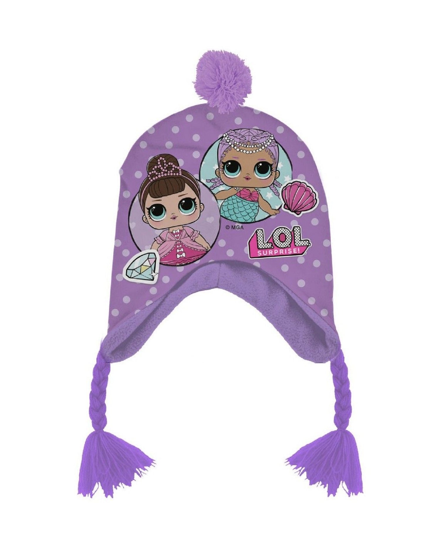 LOL Surprise Onesize Wintermütze für Kinder Warme und Stylische Mütze für Mädchen und Jungen