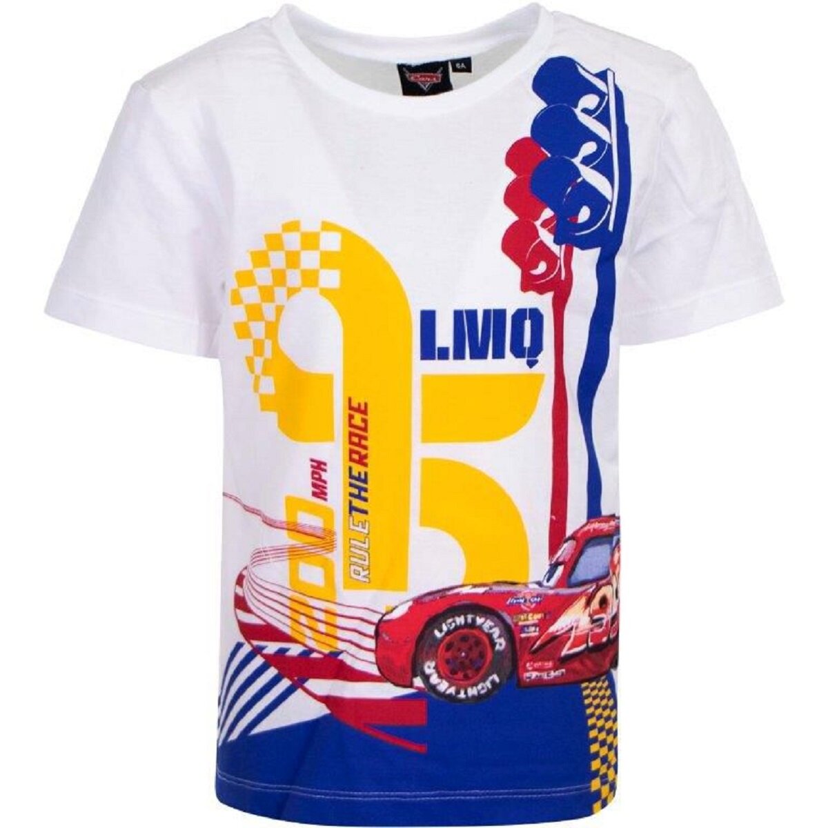Cars T-Shirt für Kinder Kurzärmelig und Weich aus Baumwolle