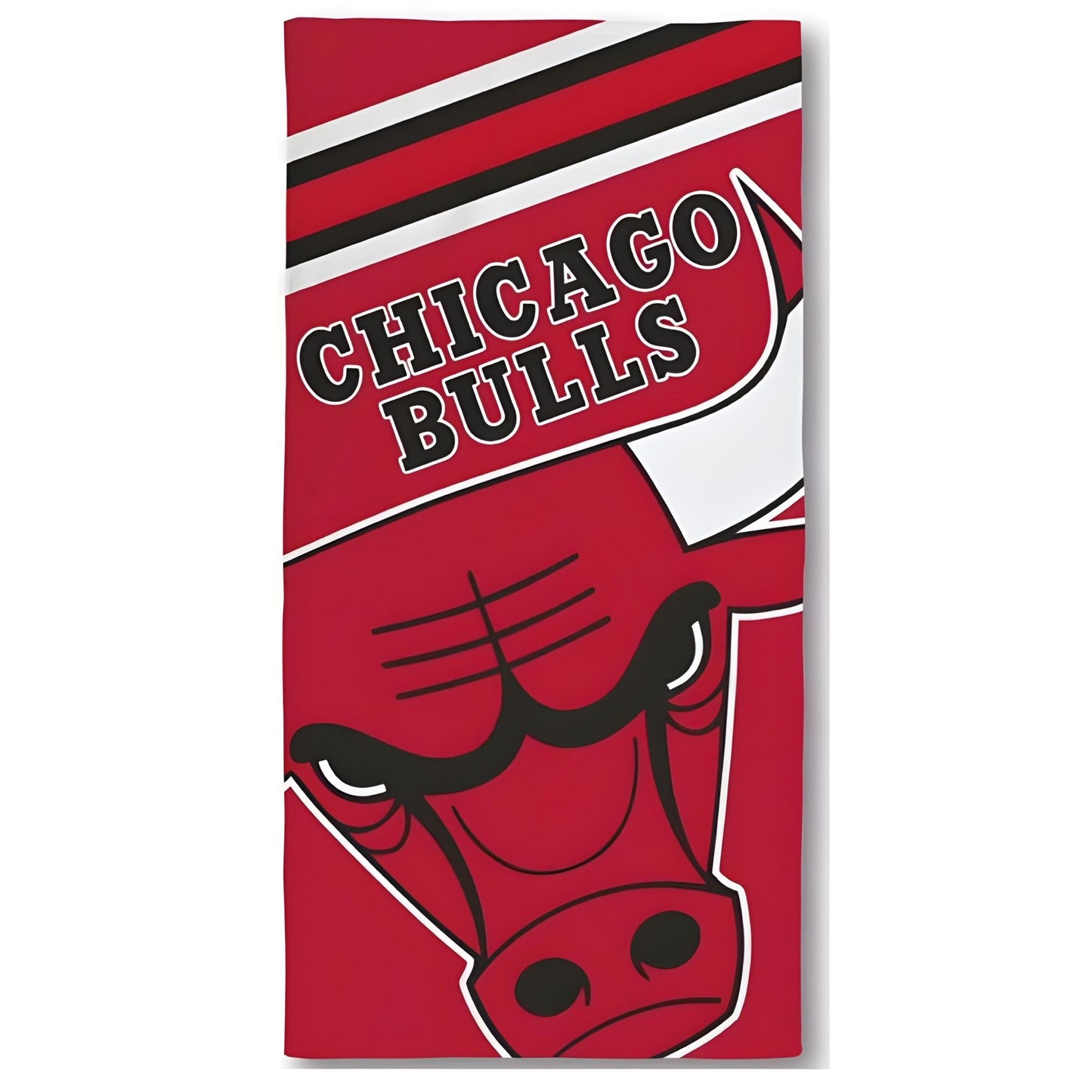 Chicago Bulls Strandhandtuch Mikrofaser 140x70 – Leichtes Badehandtuch für Meer & Pool
