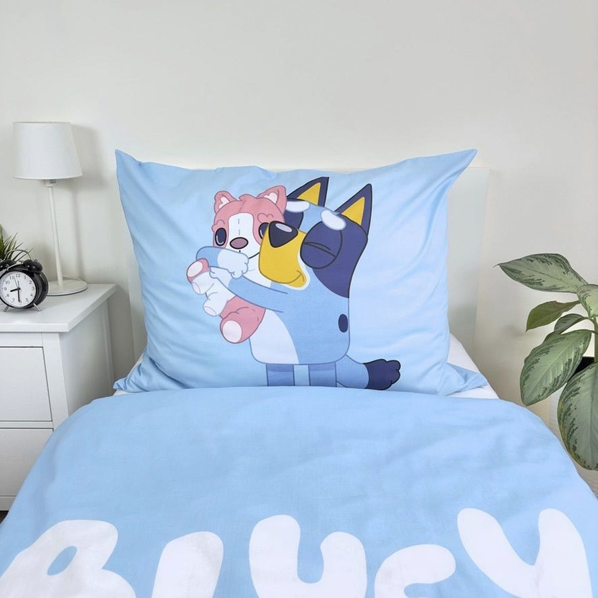 Bluey Bettwäsche-Set aus Baumwolle - 140 x 200 cm + 70 x 90 cm