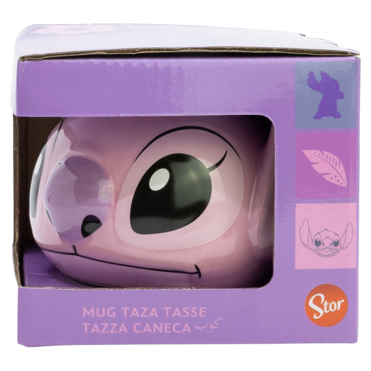 Disney Stitch 3D Tasse 375 ml Keramikbecher in Geschenkbox mit Charakterdesign