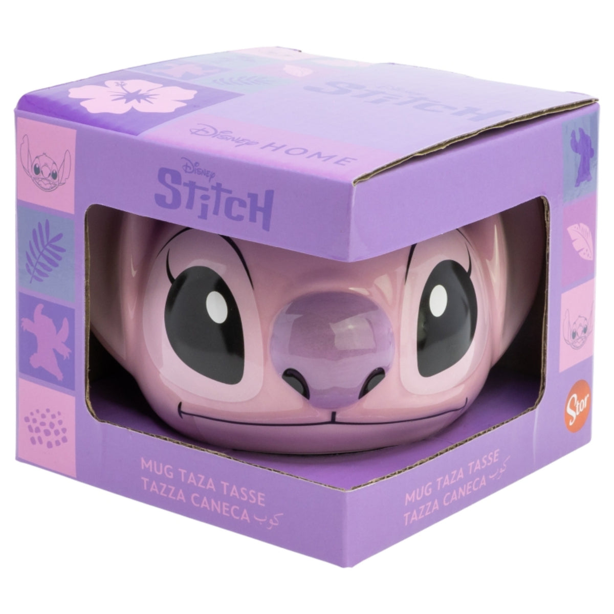 Disney Stitch 3D Tasse 375 ml Keramikbecher in Geschenkbox mit Charakterdesign
