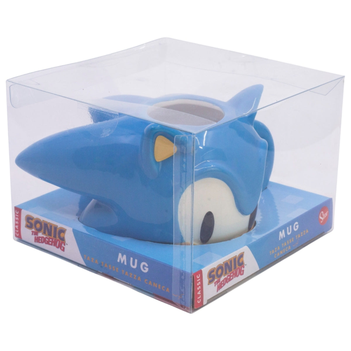 Sonic 3D Tasse 400 ml Keramikbecher in Geschenkbox mit Charakterdesign