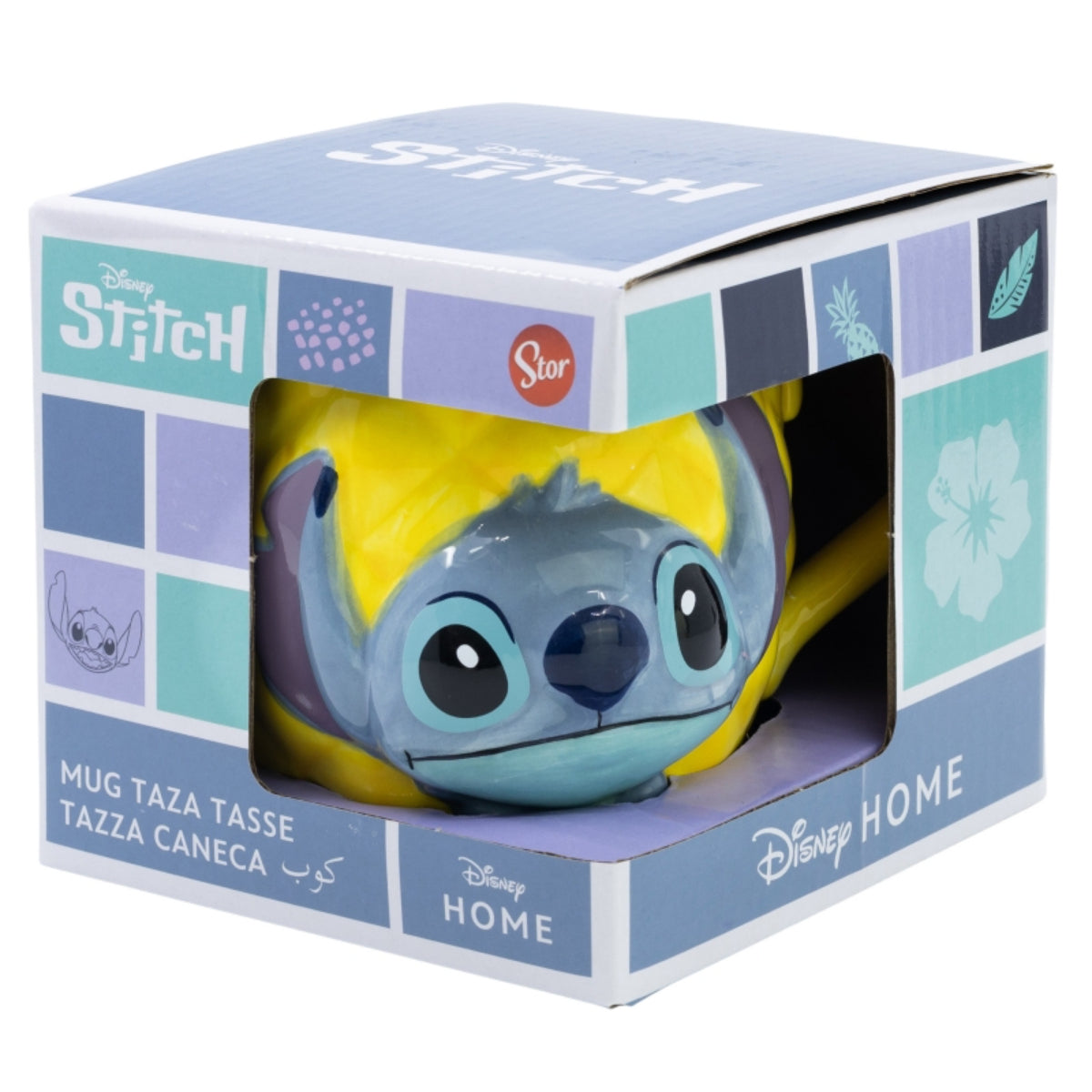 Disney Stitch 3D Tasse 415 ml Keramikbecher in Geschenkbox mit Charakterdesign