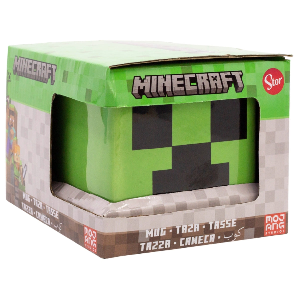 Minecraft 440 ml Keramikbecher in Geschenkbox mit Charakterdesign
