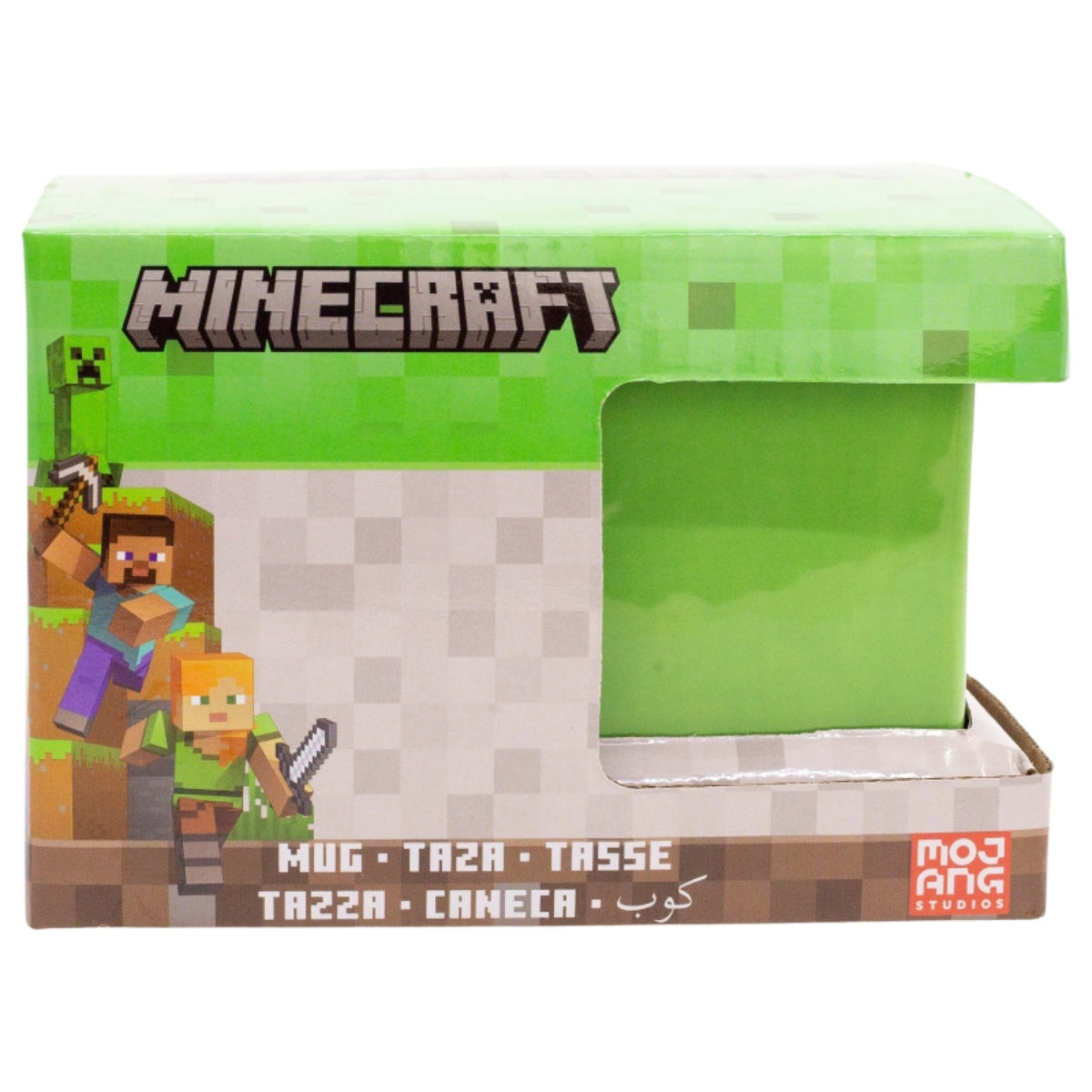 Minecraft 440 ml Keramikbecher in Geschenkbox mit Charakterdesign