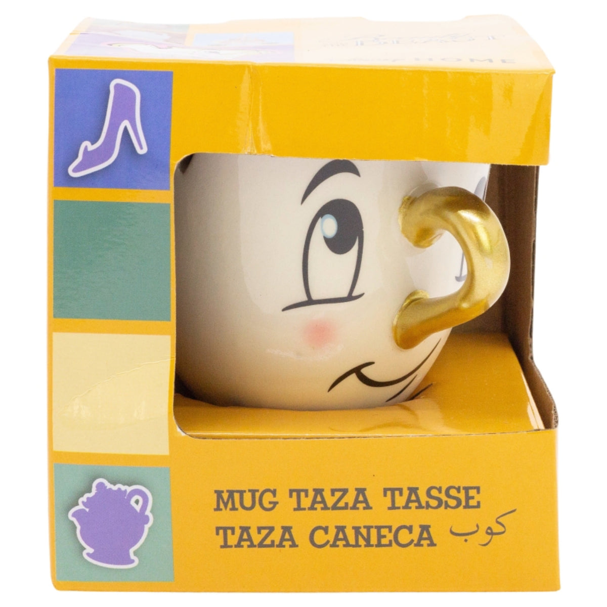 Disney Beauty and The Beast Chip 190 ml 6 oz Keramikbecher in Geschenkbox mit Charakterdesign