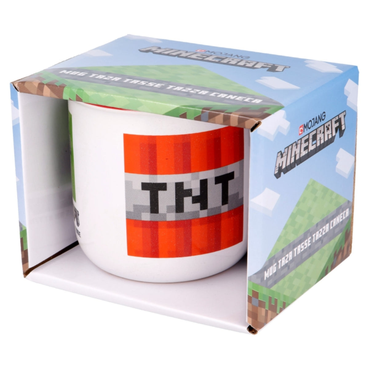 Minecraft Kaffeetasse 400 ml mit Geschenkverpackung 14 oz