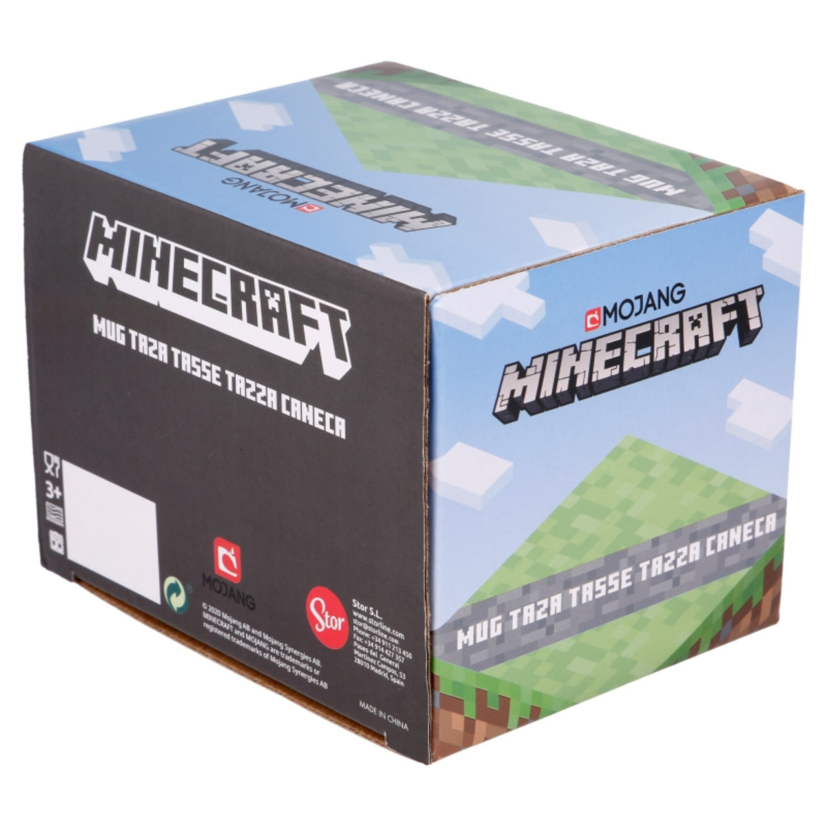 Minecraft Kaffeetasse 400 ml mit Geschenkverpackung 14 oz