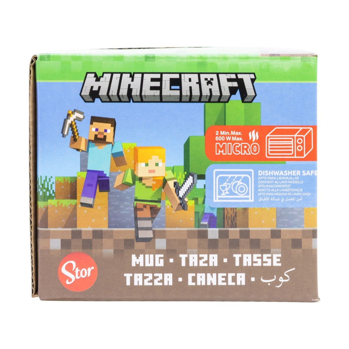 Minecraft Frühstückstasse 400 ml in Geschenkbox Kaffeetasse