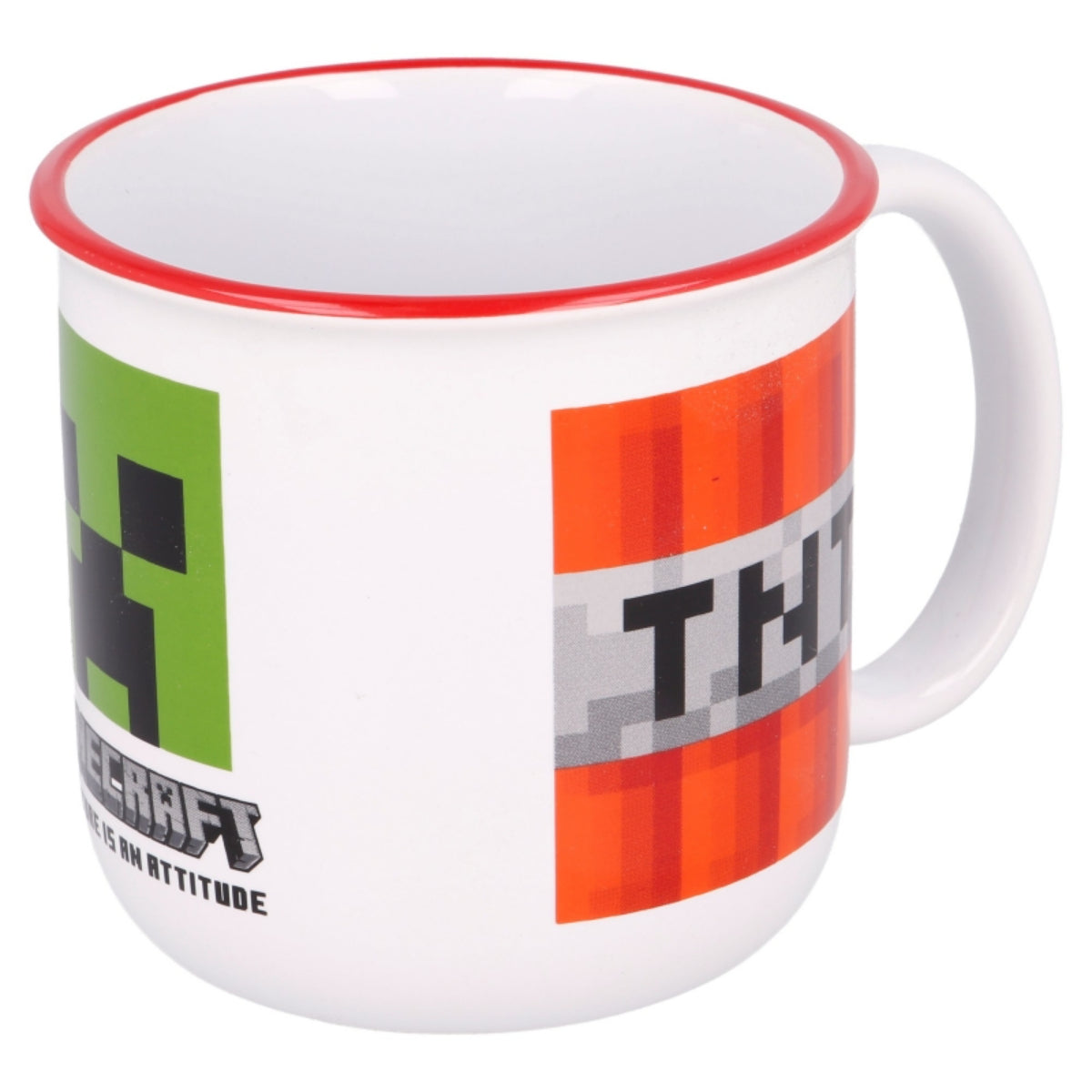 Minecraft Kaffeetasse 400 ml mit Geschenkverpackung 14 oz