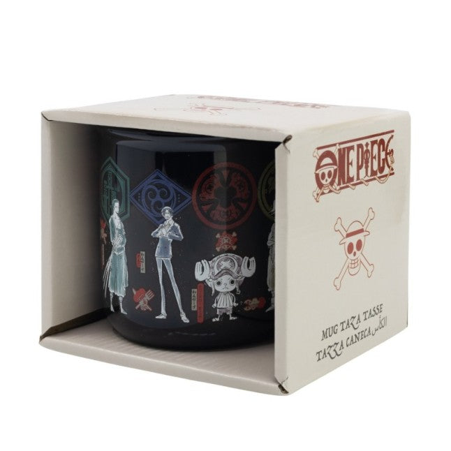 One Piece Anime Tasse 400 ml Keramik Frühstücksbecher mit Geschenkbox