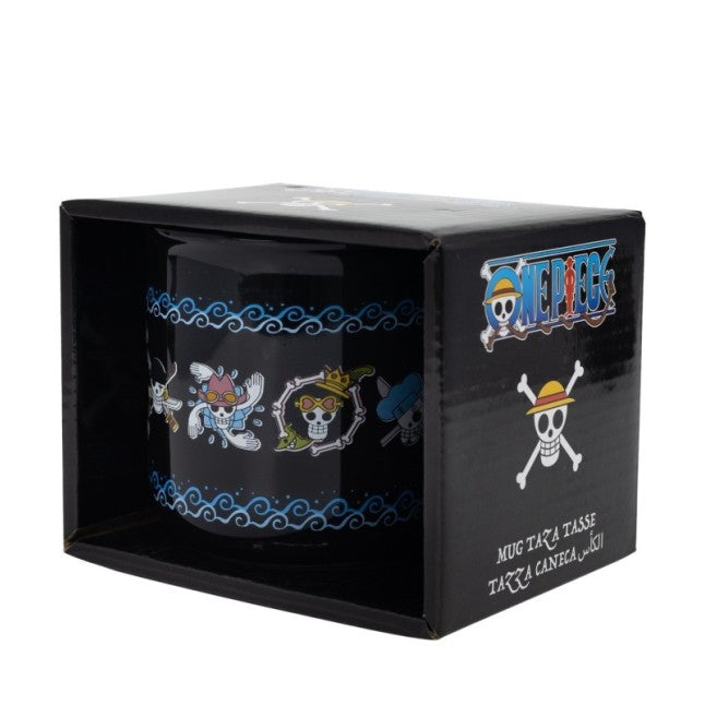 One Piece Anime Tasse 400 ml Keramik Frühstücksbecher mit Geschenkbox