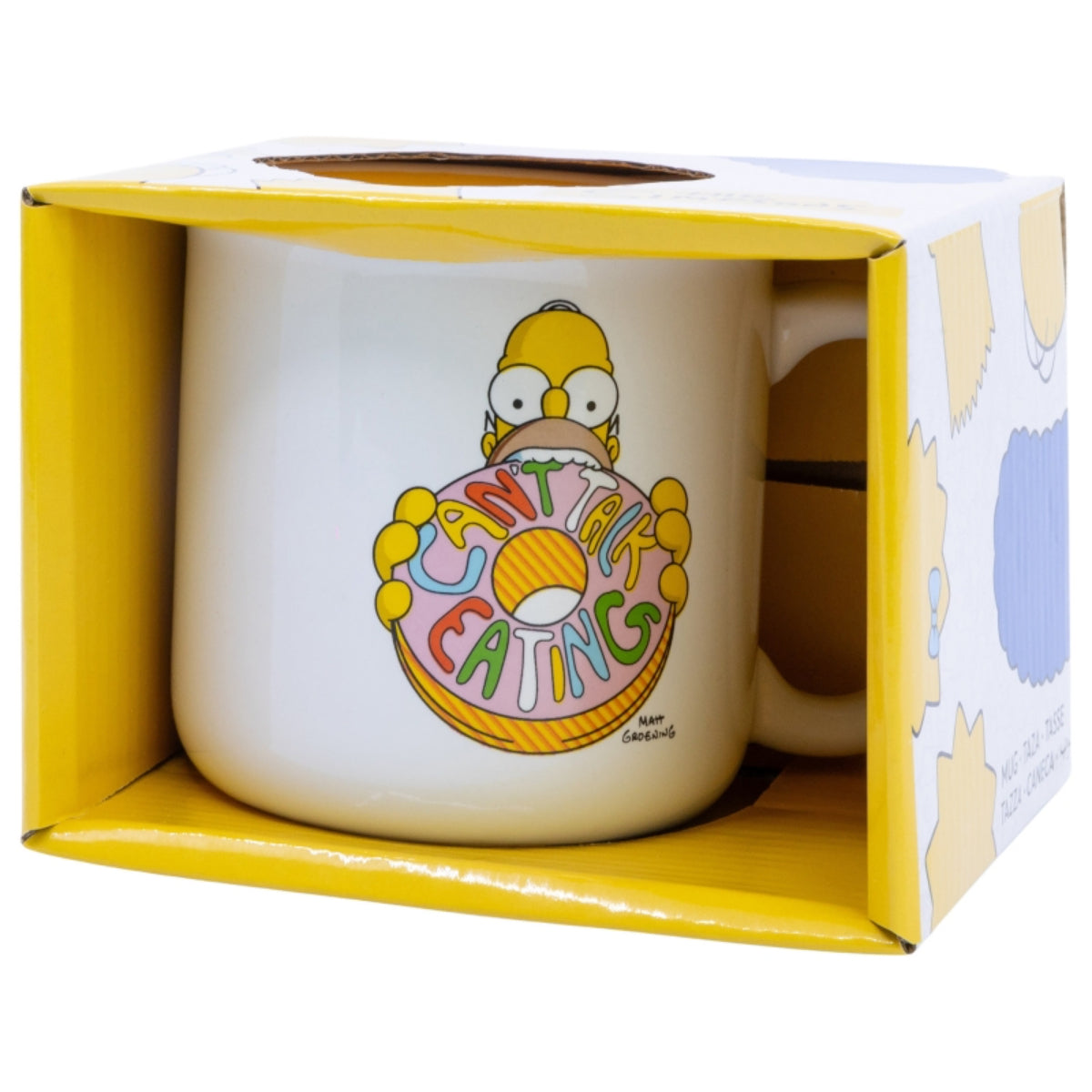 The Simpsons Homer Gesicht Keramik Frühstückstasse 400 ml in Geschenkbox