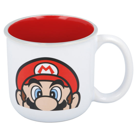 Super Mario Kaffeetasse 400 ml mit Geschenkverpackung 14 oz