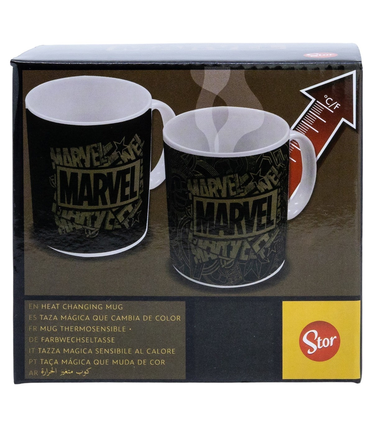 Avengers Marvel Farbwechsel Tasse 325 ml mit Geschenkbox