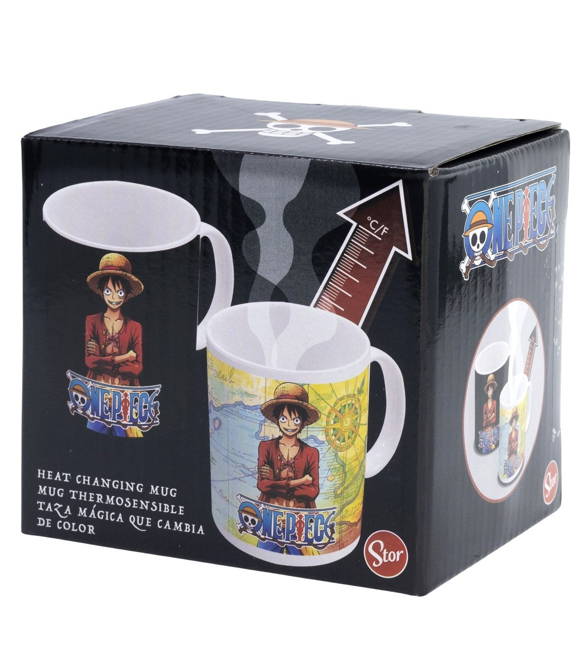 One Piece Farbwechsel Tasse 325 ml mit Geschenkbox