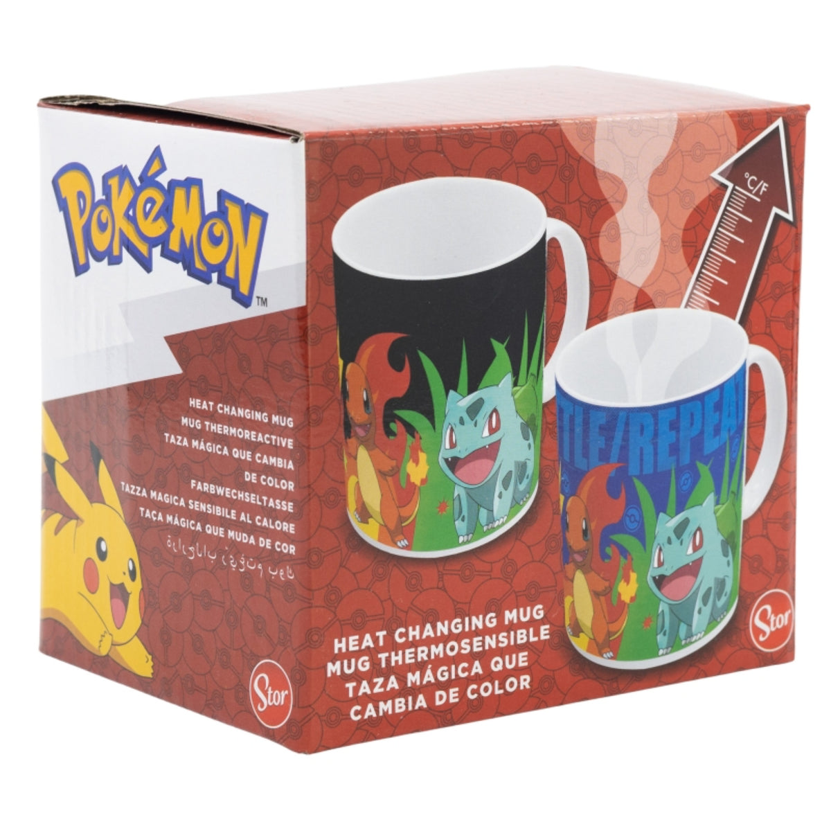 Pokemon Pokeball 325 ml 11 oz Keramikbecher in Geschenkbox mit Charakterdesign