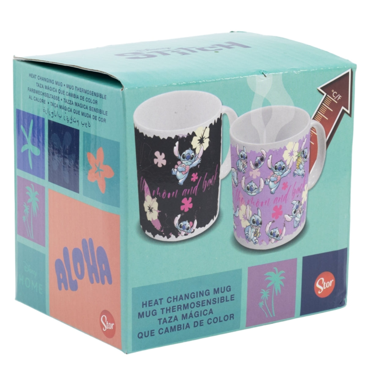 Disney Stitch 325 ml Keramikbecher in Geschenkbox mit Charakterdesign