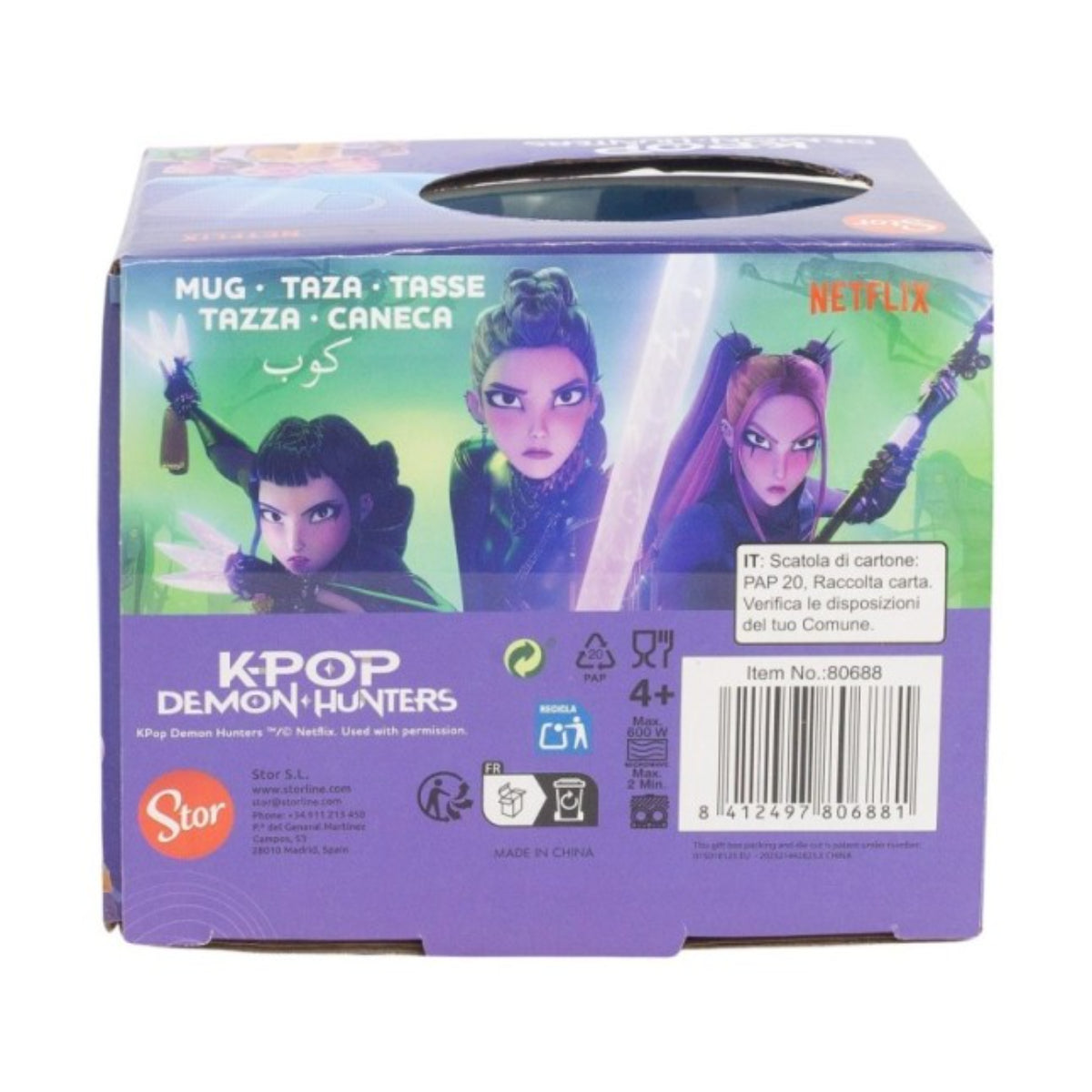 KPop Demon Hunters Elite Keramiktasse 380 ml Kaffeetasse Teetasse mit Fan Motiv und Geschenkbox