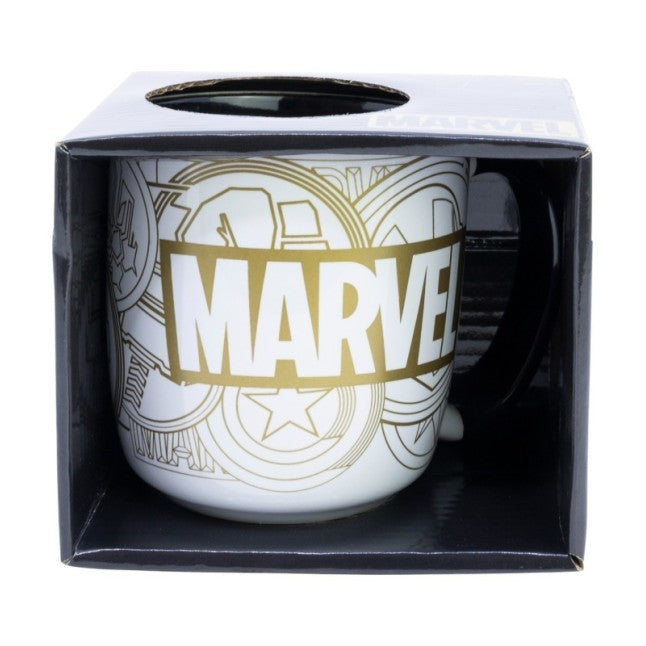 Marvel Avengers Golden Treasure Elite Tasse 380 ml in Geschenkbox