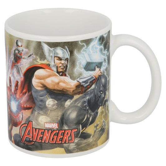 Marvel Avengers Tasse 325ml Keramikbecher im Geschenkset – Fanartikel TV-Serie