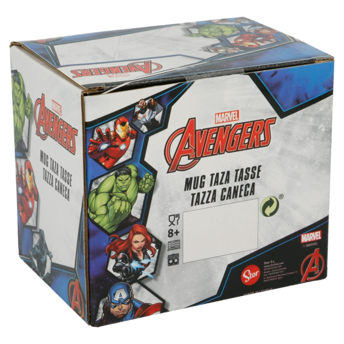 Marvel Avengers Tasse 325ml Keramikbecher im Geschenkset – Fanartikel TV-Serie