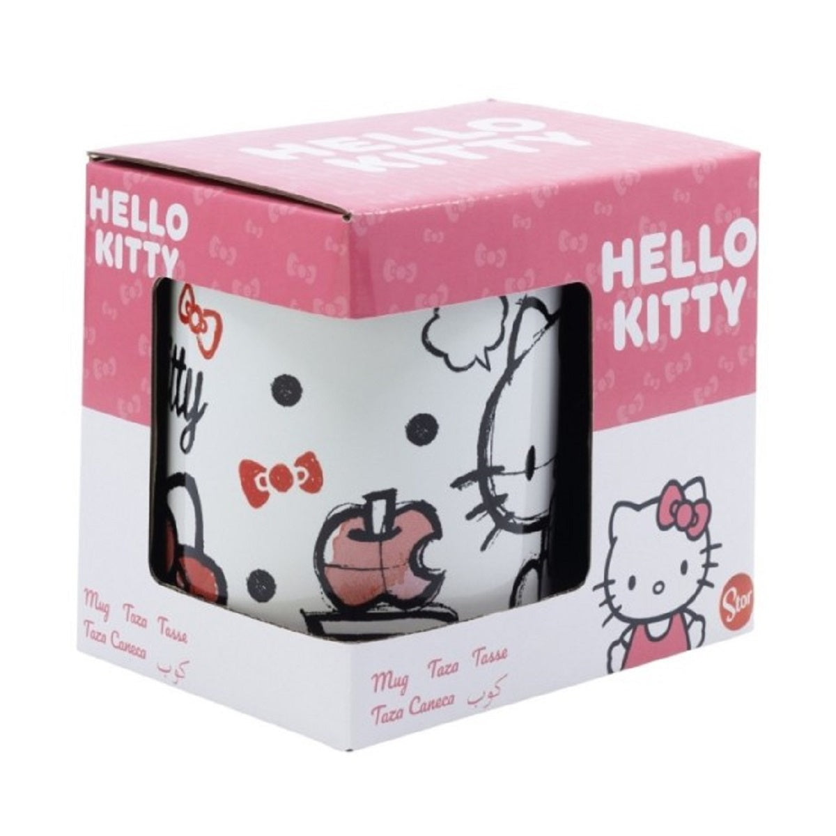 Hello Kitty Tasse 325 ml in Geschenkbox für Kaffee Tee Kakao